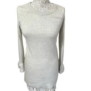 Banana Republic Light Gray Wool/Cashmere Blend Sweater Dress- Womens Size Small